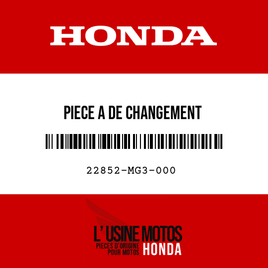 image de 22852-MG3-000 PIECE A DE CHANGEMENT