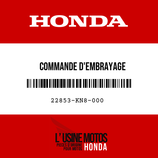 image de 22853-KN8-000 COMMANDE D'EMBRAYAGE