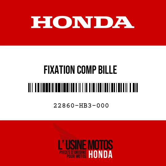image de 22860-HB3-000 FIXATION COMP BILLE