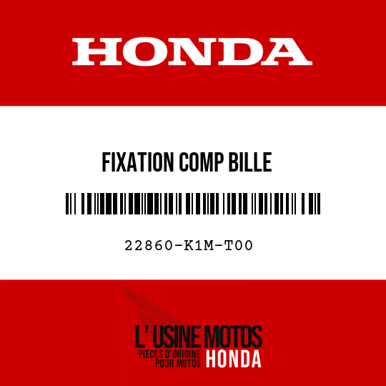 image de 22860-K1M-T00 FIXATION COMP BILLE