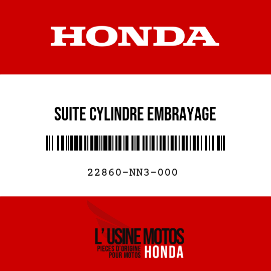 image de 22860-NN3-000 SUITE CYLINDRE EMBRAYAGE
