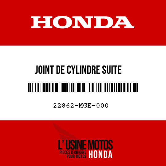 image de 22862-MGE-000 JOINT DE CYLINDRE SUITE