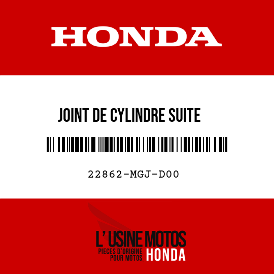image de 22862-MGJ-D00 JOINT DE CYLINDRE SUITE