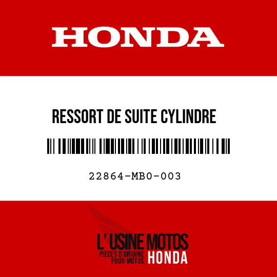 image de 22864-MB0-003 RESSORT DE SUITE CYLINDRE
