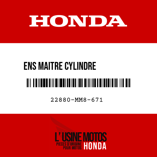 image de 22880-MM8-671 ENS MAITRE CYLINDRE          D'EMBRAYAGE (NISSIN)