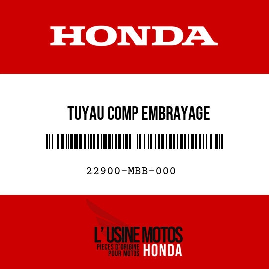 image de 22900-MBB-000 TUYAU COMP EMBRAYAGE
