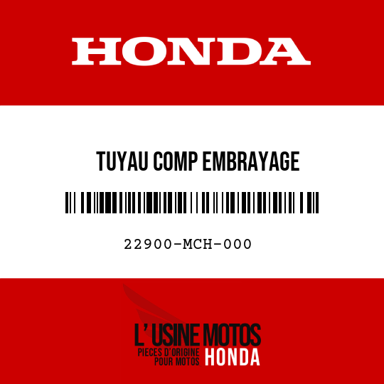 image de 22900-MCH-000 TUYAU COMP EMBRAYAGE