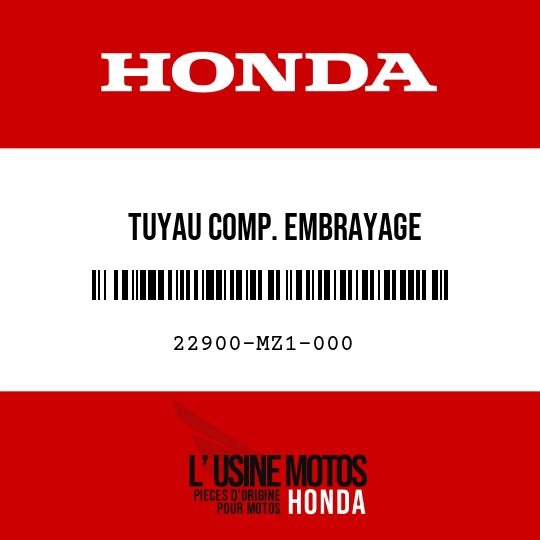 image de 22900-MZ1-000 TUYAU COMP. EMBRAYAGE