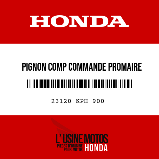 image de 23120-KPH-900 PIGNON COMP COMMANDE PROMAIRE