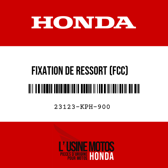 image de 23123-KPH-900 FIXATION DE RESSORT (FCC)