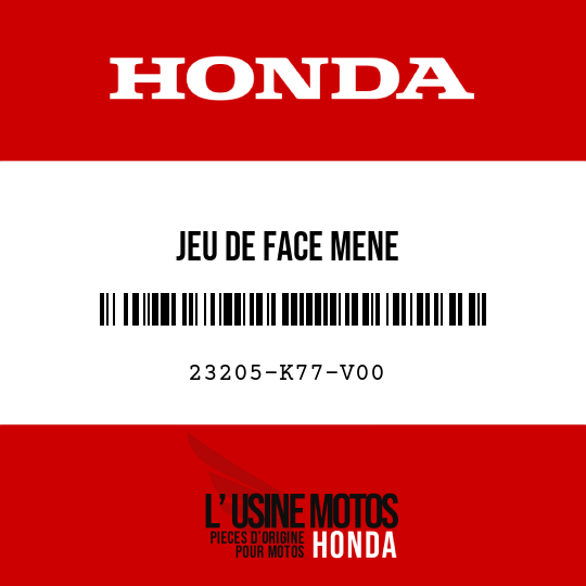 image de 23205-K77-V00 JEU DE FACE MENE