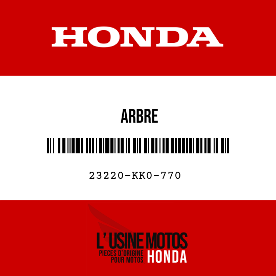 image de 23220-KK0-770 ARBRE