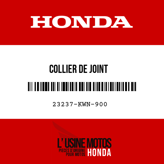 image de 23237-KWN-900 COLLIER DE JOINT