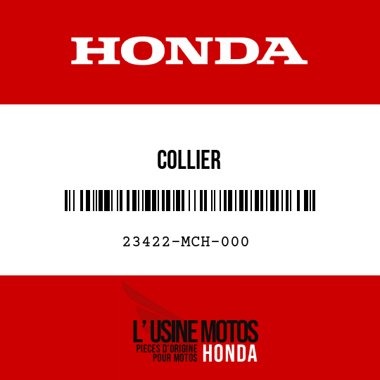 image de 23422-MCH-000 COLLIER
