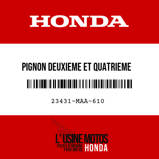 image de 23431-MAA-610 PIGNON DEUXIEME ET QUATRIEME  D'ARBRE PRINCIPAL (23T/36T)