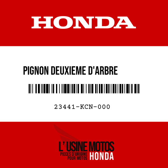 image de 23441-KCN-000 PIGNON DEUXIEME D'ARBRE       PRINCIPAL (18T)