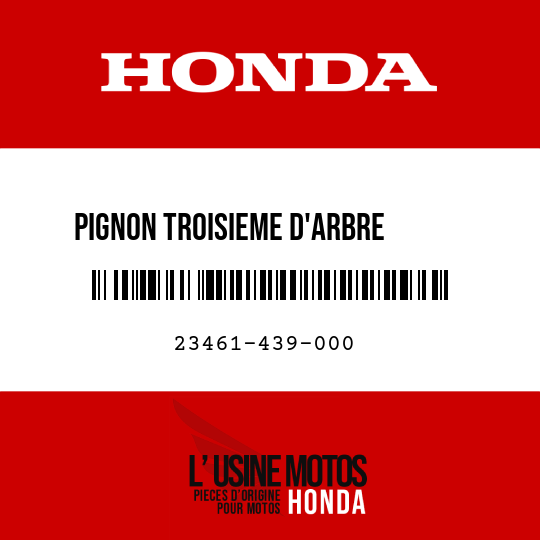 image de 23461-439-000 PIGNON TR0ISIEME D'ARBRE      PRINCIPAL (20T)