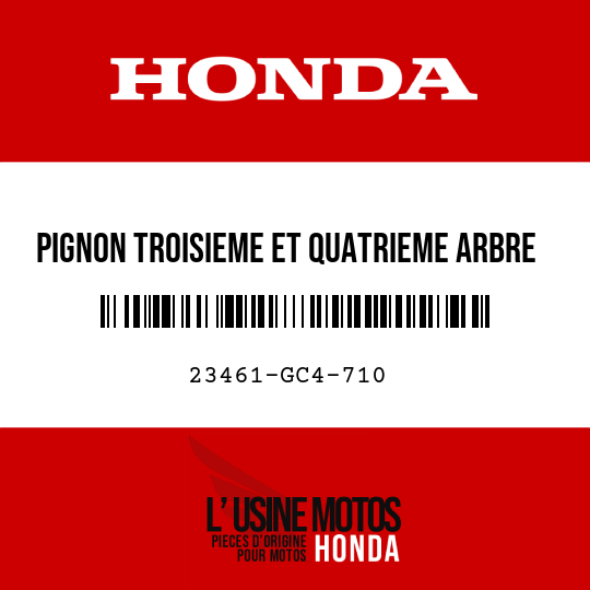 image de 23461-GC4-710 PIGNON TROISIEME ET QUATRIEME ARBRE DE RENVOI (20T/23T)