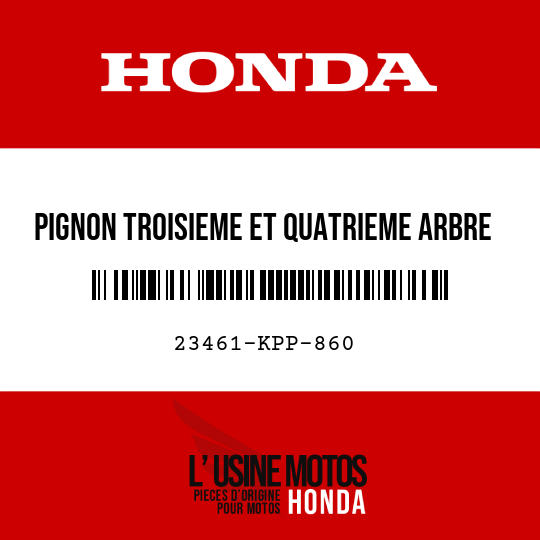 image de 23461-KPP-860 PIGNON TROISIEME ET QUATRIEME ARBRE DE RENVOI (20T/23T)
