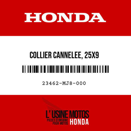 image de 23462-MJ8-000 COLLIER CANNELEE, 25X9