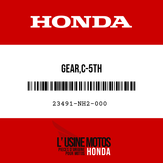 image de 23491-NH2-000 GEAR,C-5TH