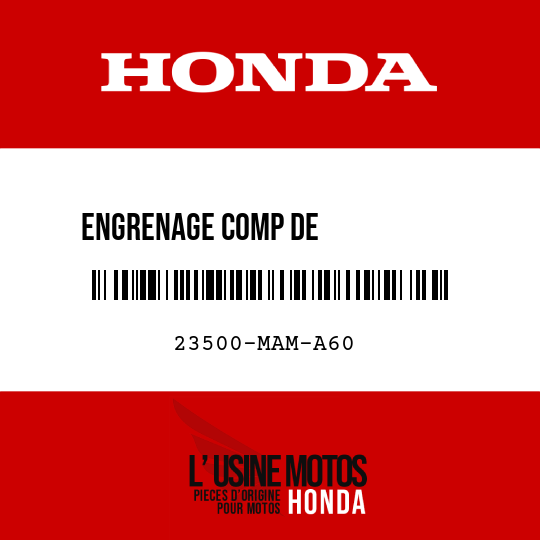 image de 23500-MAM-A60 ENGRENAGE COMP DE            TRANSMISSION SECONDAIRE (35T)