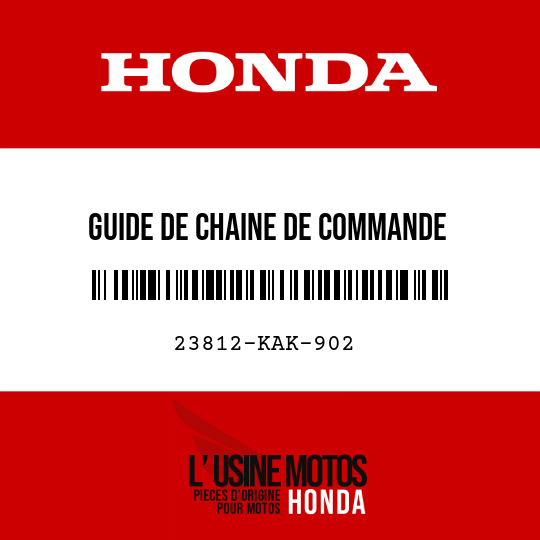 image de 23812-KAK-902 GUIDE DE CHAINE DE COMMANDE