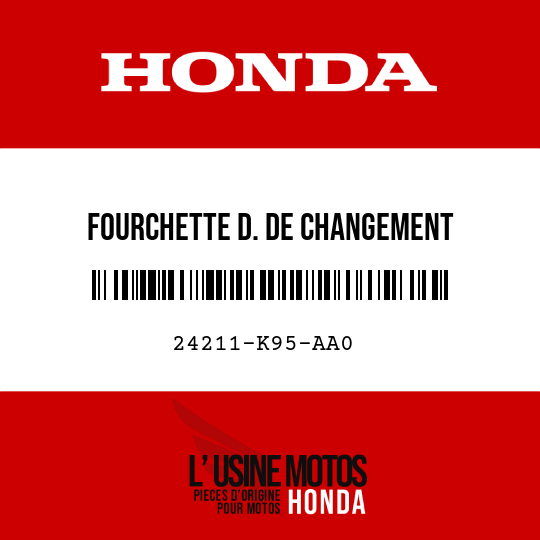 image de 24211-K95-AA0 FOURCHETTE D. DE CHANGEMENT DEVITESSE