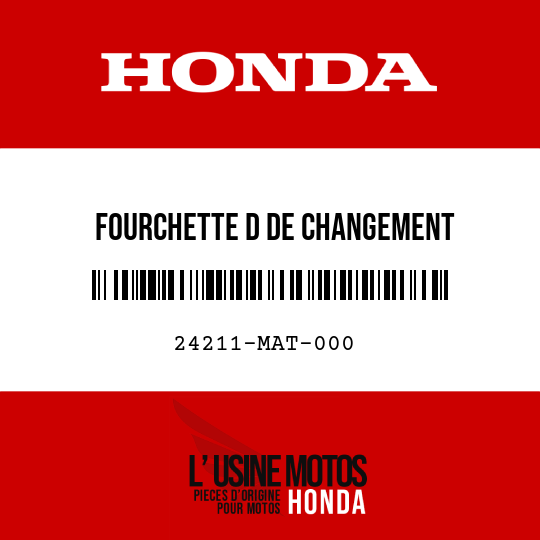 image de 24211-MAT-000 FOURCHETTE D DE CHANGEMENT DEVITESSE