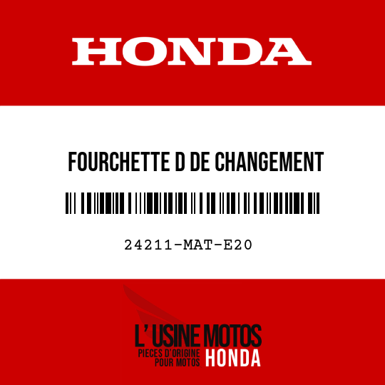 image de 24211-MAT-E20 FOURCHETTE D DE CHANGEMENT DEVITESSE