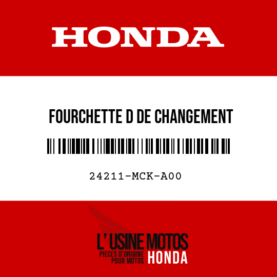 image de 24211-MCK-A00 FOURCHETTE D DE CHANGEMENT DEVITESSE