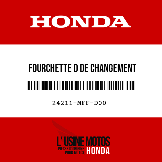 image de 24211-MFF-D00 FOURCHETTE D DE CHANGEMENT DEVITESSE