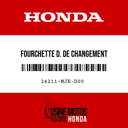 image de 24211-MJE-D00 FOURCHETTE D. DE CHANGEMENT DEVITESSE