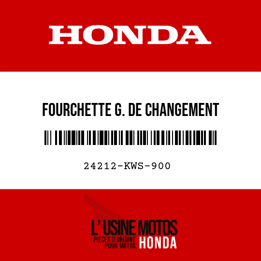 image de 24212-KWS-900 FOURCHETTE G. DE CHANGEMENT DEVITESSE