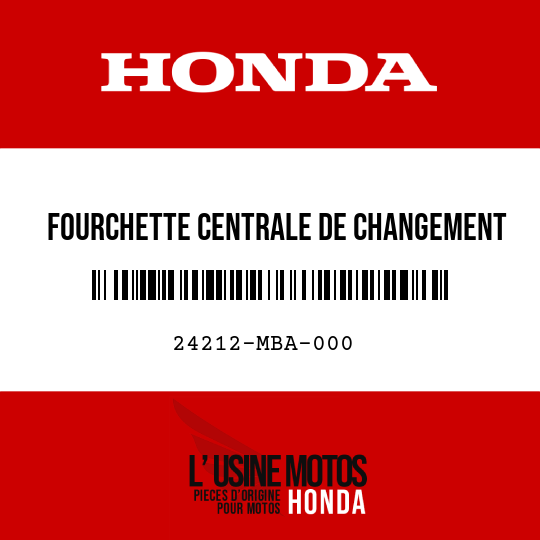 image de 24212-MBA-000 FOURCHETTE CENTRALE DE CHANGEMENT DE VITESSE
