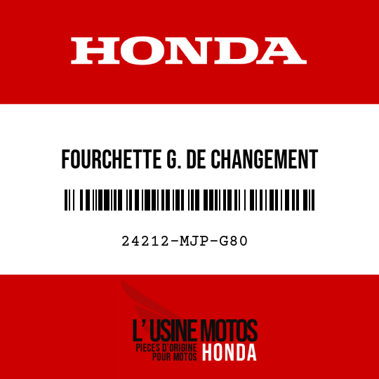 image de 24212-MJP-G80 FOURCHETTE G. DE CHANGEMENT DEVITESSE