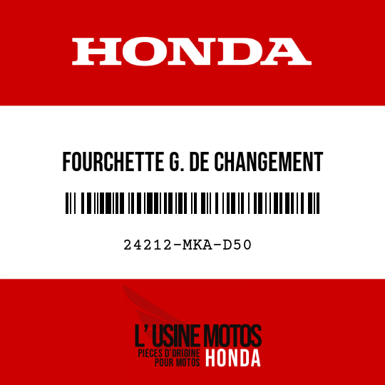 image de 24212-MKA-D50 FOURCHETTE G. DE CHANGEMENT DEVITESSE (PRINCIPAL)