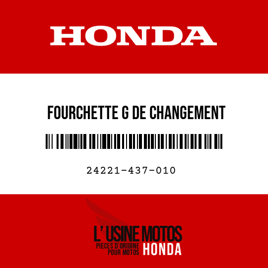 image de 24221-437-010 FOURCHETTE G DE CHANGEMENT DEVITESSE