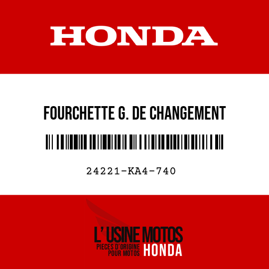 image de 24221-KA4-740 FOURCHETTE G. DE CHANGEMENT DEVITESSE