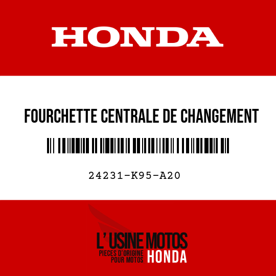 image de 24231-K95-A20 FOURCHETTE CENTRALE DE CHANGEMENT DE VITESSE