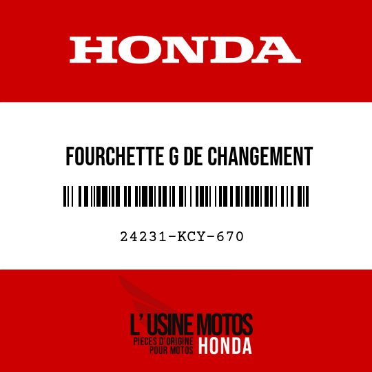 image de 24231-KCY-670 FOURCHETTE G DE CHANGEMENT DEVITESSE