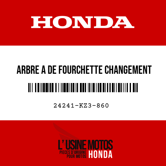 image de 24241-KZ3-860 ARBRE A DE FOURCHETTE CHANGEMENT