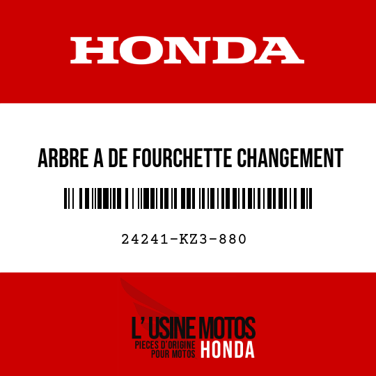 image de 24241-KZ3-880 ARBRE A DE FOURCHETTE CHANGEMENT