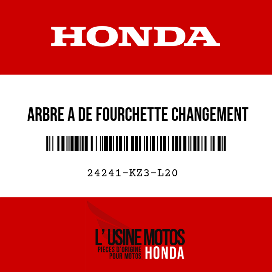 image de 24241-KZ3-L20 ARBRE A DE FOURCHETTE CHANGEMENT