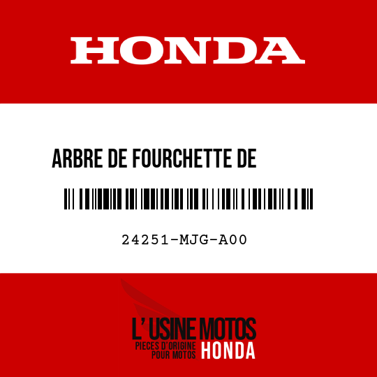 image de 24251-MJG-A00 ARBRE DE FOURCHETTE DE        CHANGEMENT