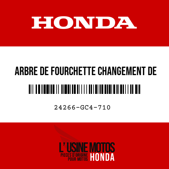 image de 24266-GC4-710 ARBRE DE FOURCHETTE CHANGEMENT DE VITESSE (C)