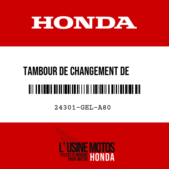 image de 24301-GEL-A80 TAMBOUR DE CHANGEMENT DE      VITESSE