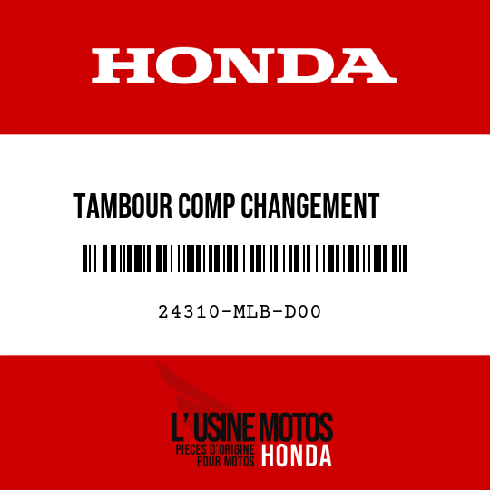 image de 24310-MLB-D00 TAMBOUR COMP CHANGEMENT      VITESSE