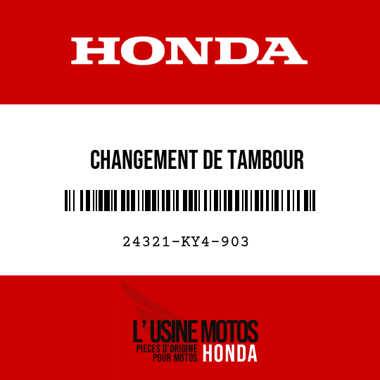 image de 24321-KY4-903 CHANGEMENT DE TAMBOUR