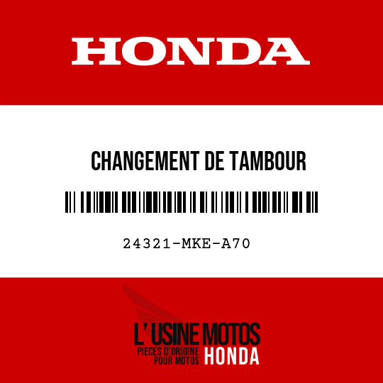 image de 24321-MKE-A70 CHANGEMENT DE TAMBOUR